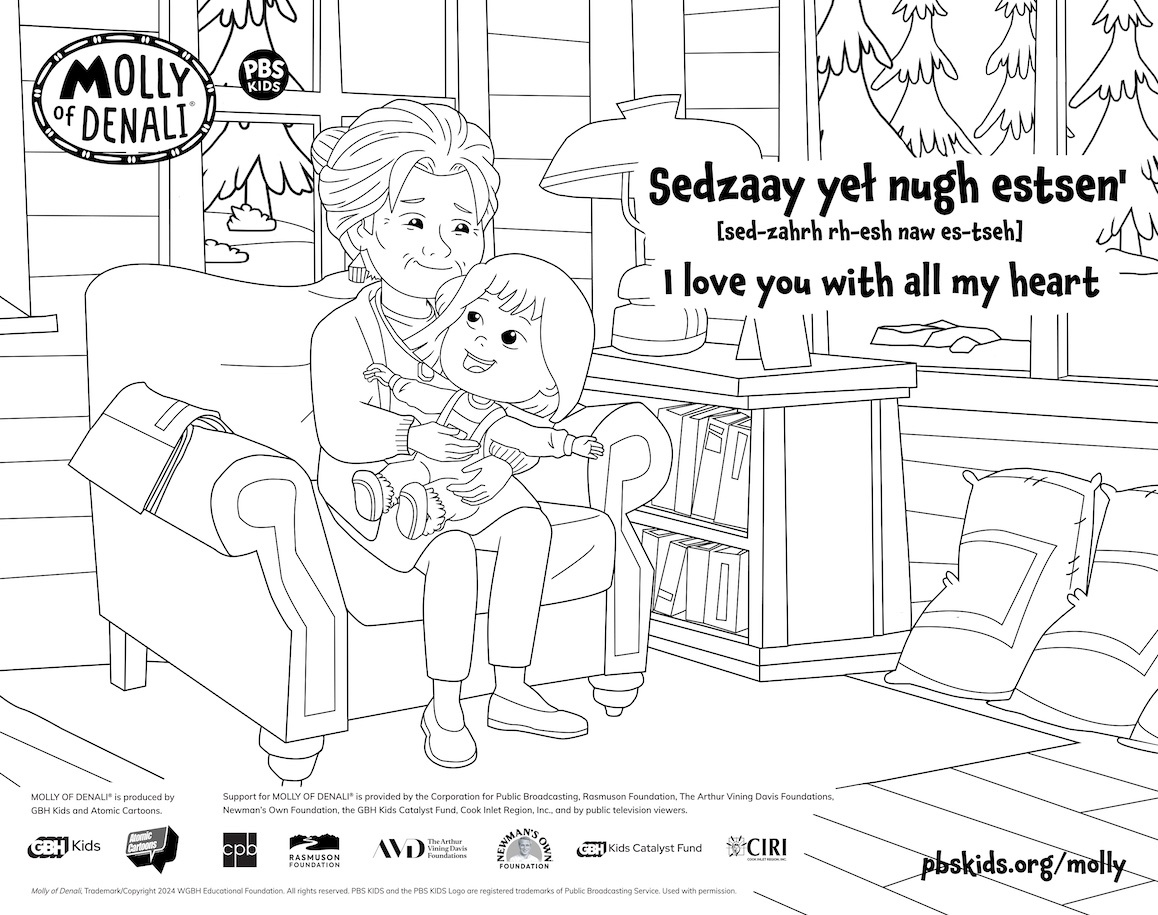 MoD Love Coloring Page