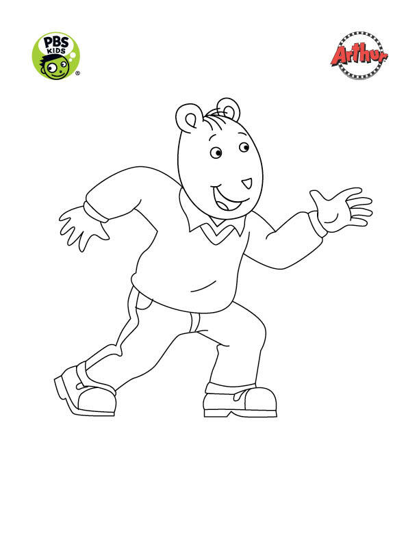 Arthur Coloring Pages: Free PBS Printables for Kids