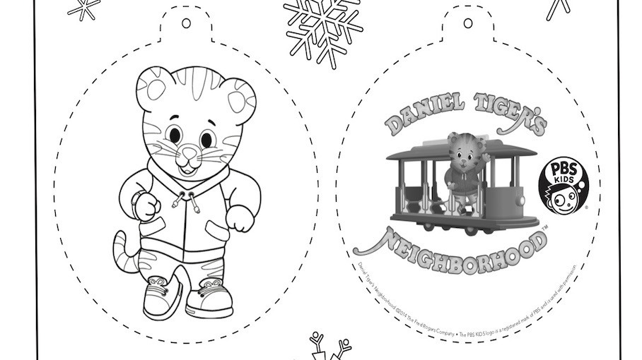 Daniel Tiger Ornament | Crafts for Kids | PBS KIDS for Parents