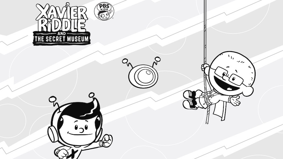 Xavier Riddle Coloring Sheet