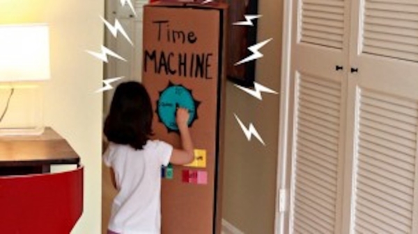 DIY Cardboard Time Machine | Crafts for Kids | PBS KIDS for Parents