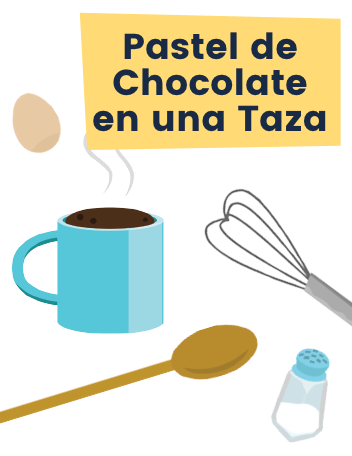 Ruff Pastel de Chocolate en una Taza