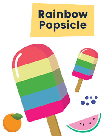 Ruff Rainbow Popsicle