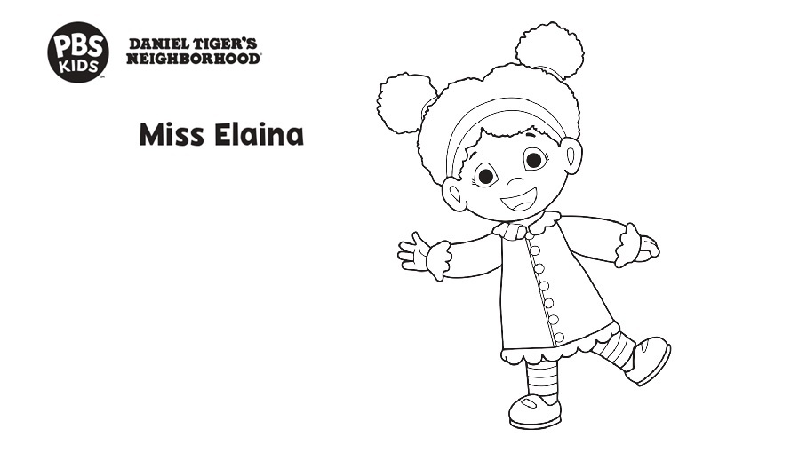 Miss Elaina | Kids Coloring Pages | PBS KIDS for Parents