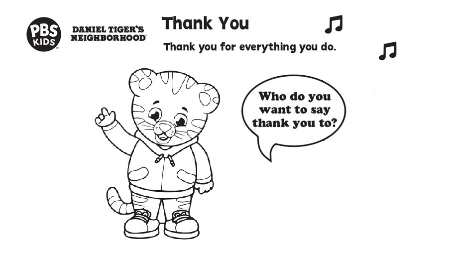 Daniel Tiger Thank You Activity | Kids… | PBS KIDS for Parents