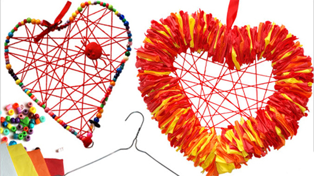 Hanger Heart Wreaths Crafts For Kids Pbs Pas Hanger Heart Wreaths Crafts For Kids