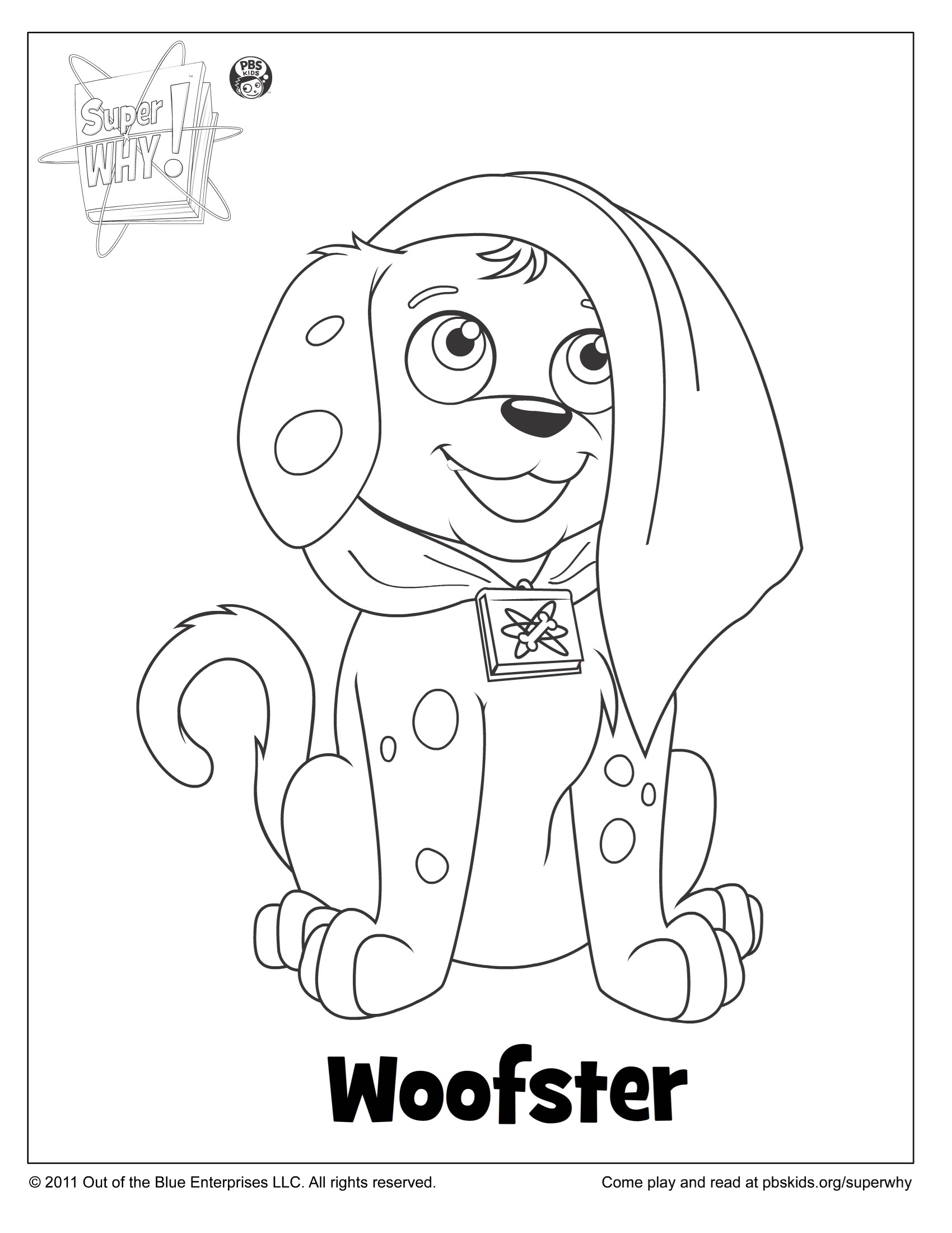 Woof Woof Coloring Page Kids Coloring Pages PBS KIDS For Parents