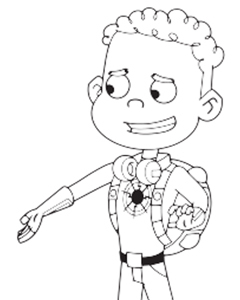 AJ Coloring Page