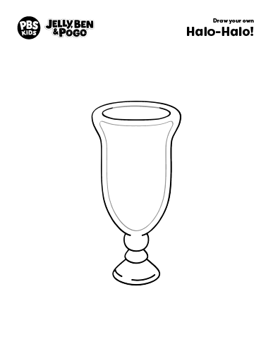 Activity 4: Halo Halo drawing page