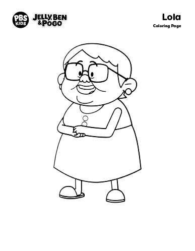 Activity 2: Lola coloring page