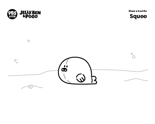 Activity 3: Squee bed drawing page