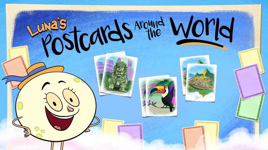Luna's Postcards Around the World