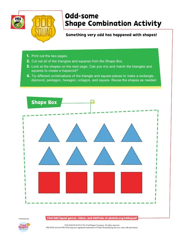 Oddsome Shape Combination Activity Kids… PBS KIDS for Parents
