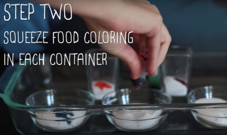 彩虹喷发的图像第 2 步