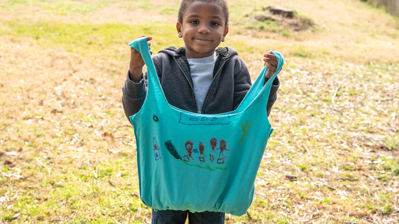 Make a Reusable Bag From a Tshirt Crafts… PBS KIDS for Parents