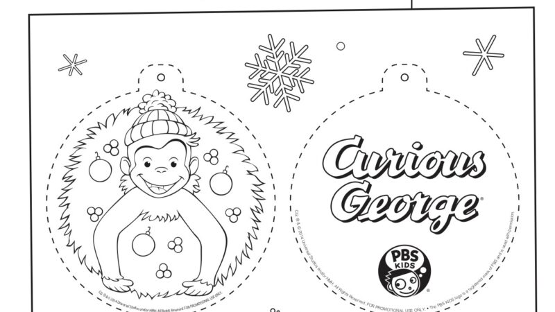 Curious George Ornament | Crafts for Kids | PBS KIDS for Parents