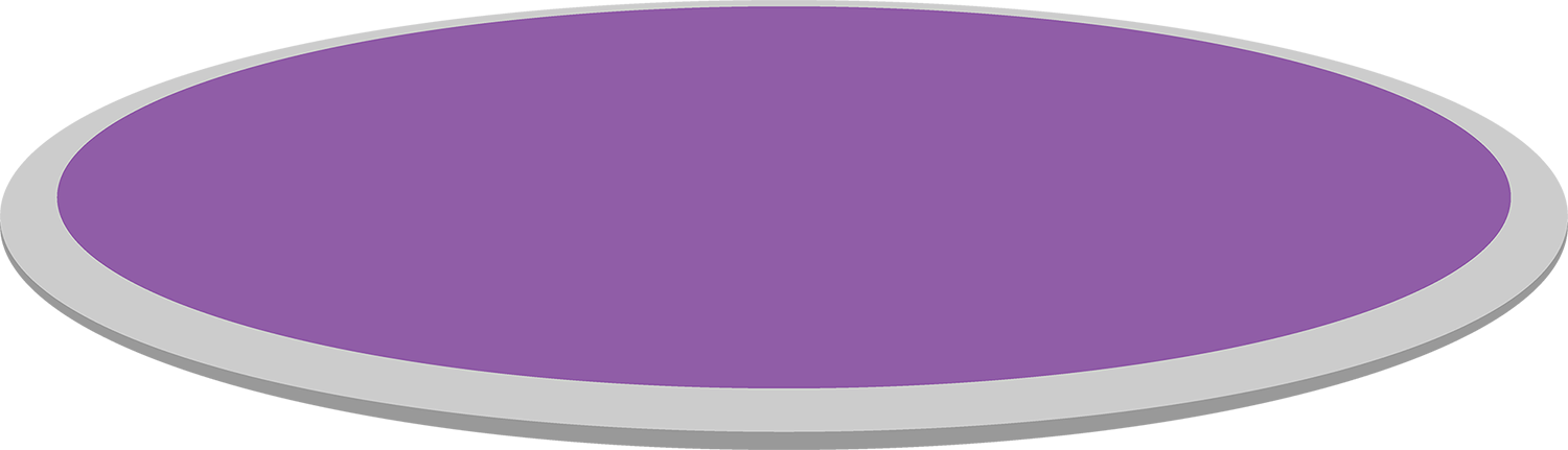 The purple ground is soft and easy to run on. 