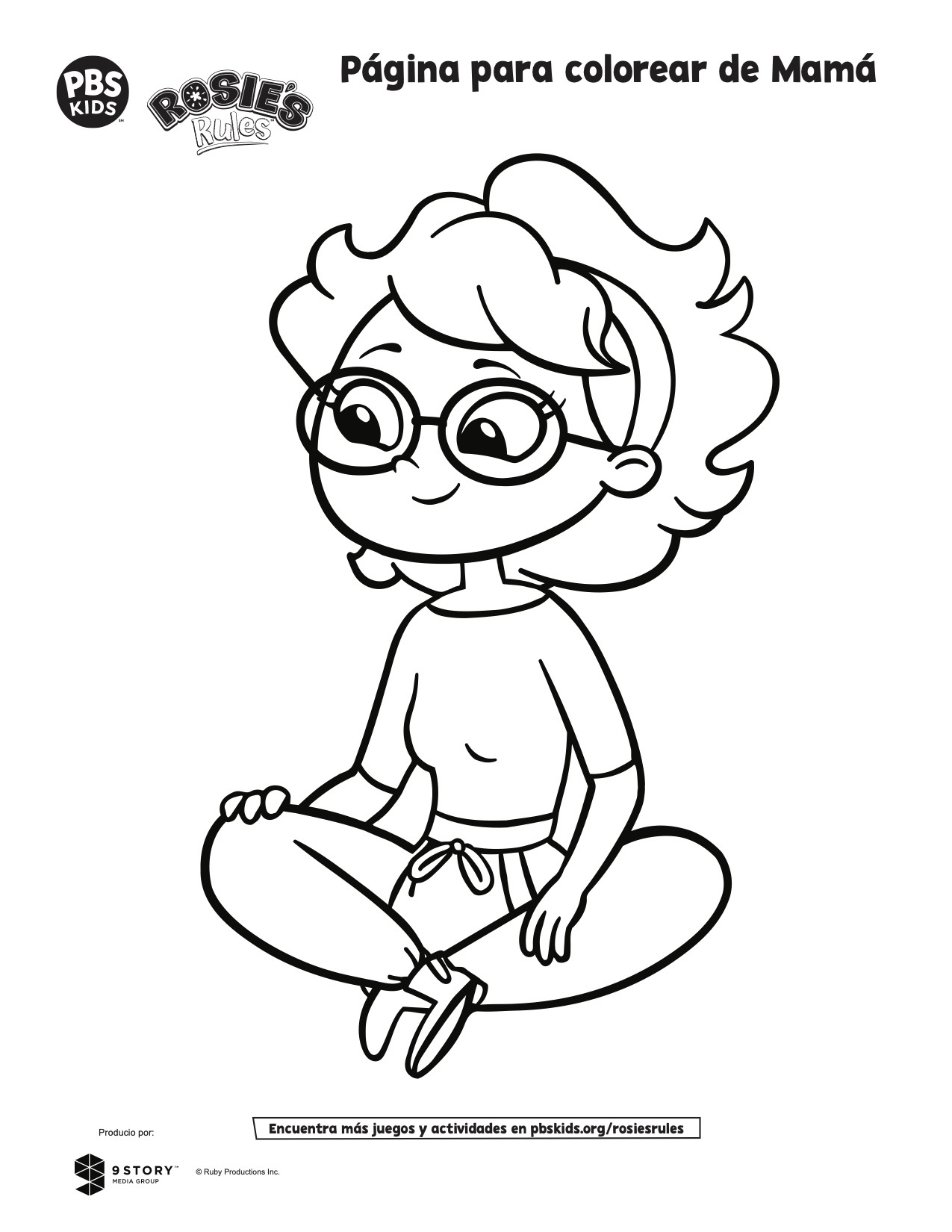 es_Rosie Mom Coloring