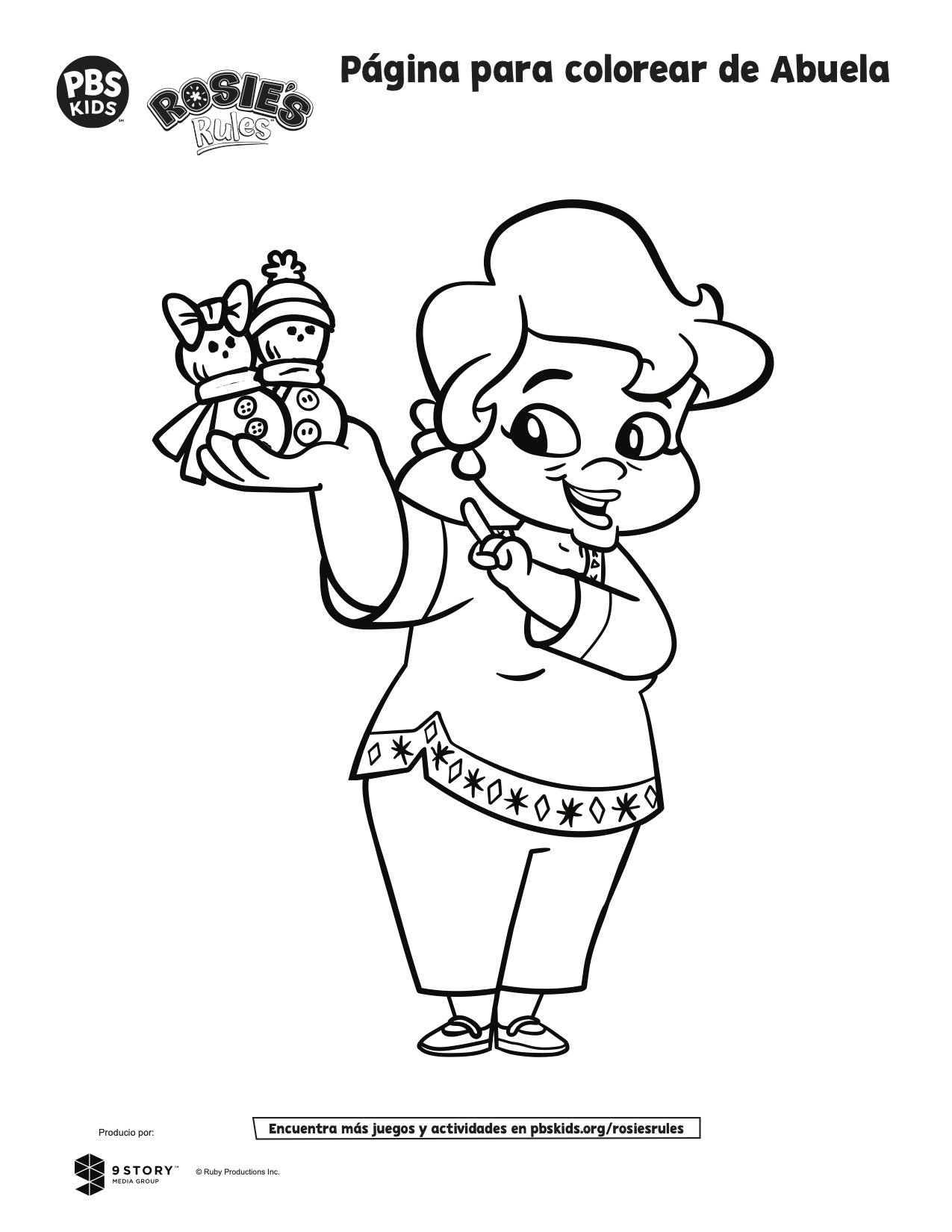 es_Rosie Abuela Coloring