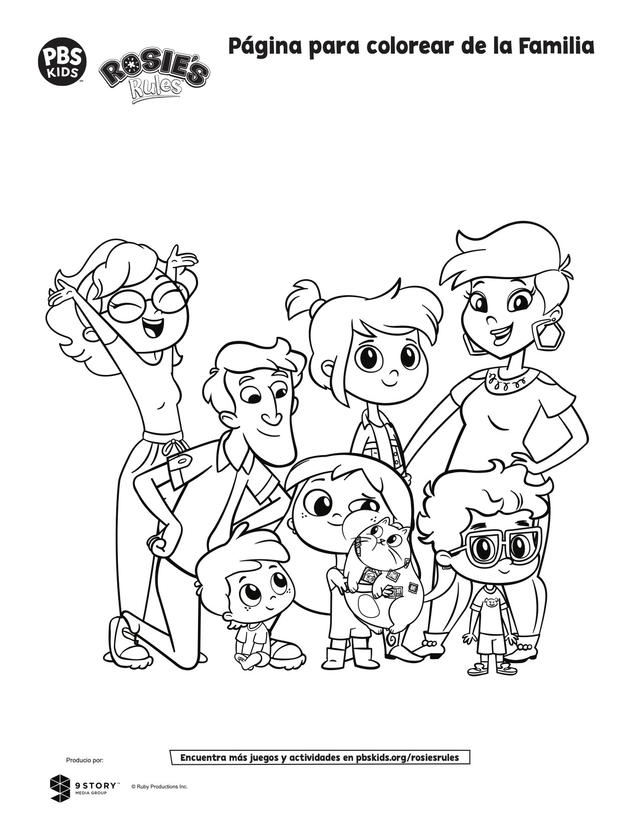 es_Familia Rosie Coloring