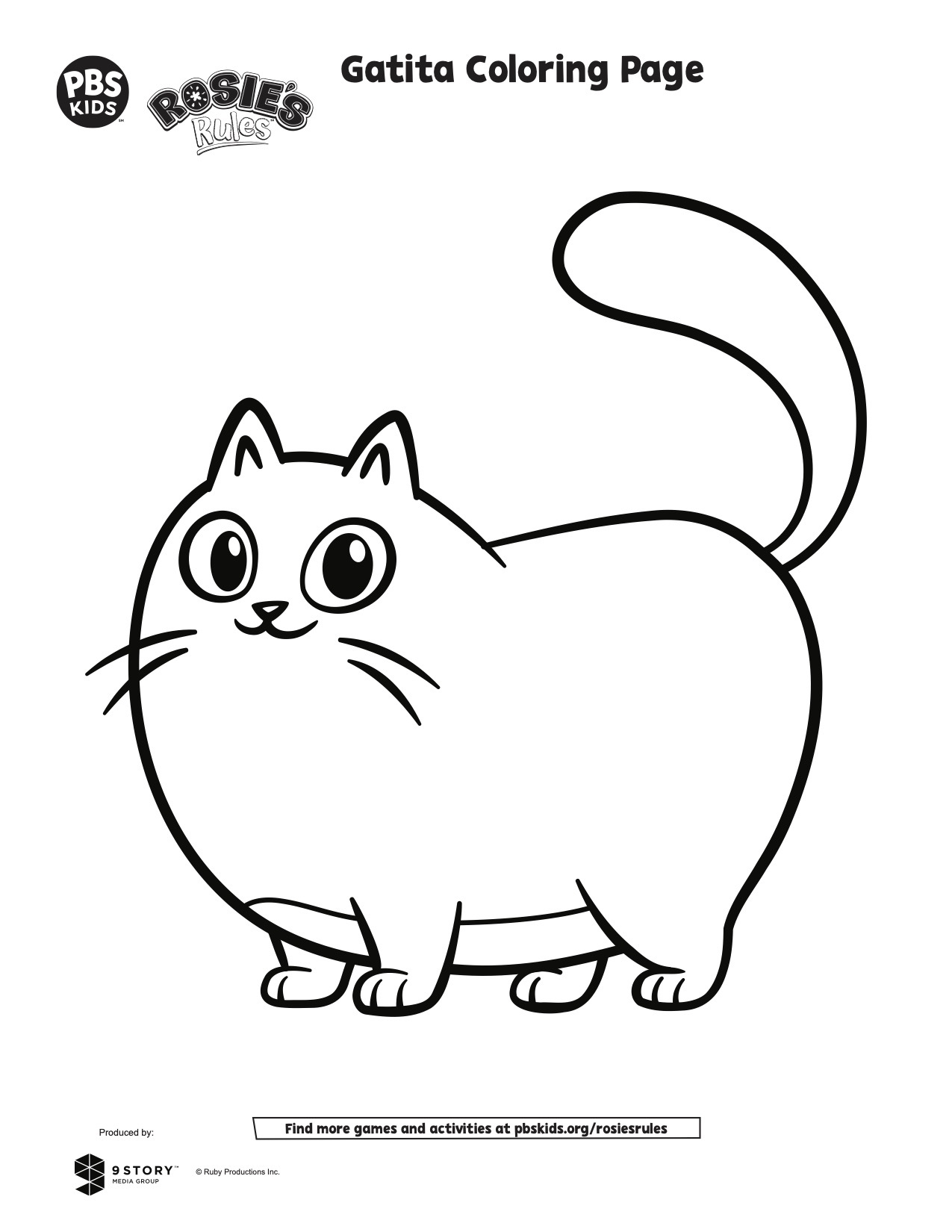 Rosie Gatita Coloring