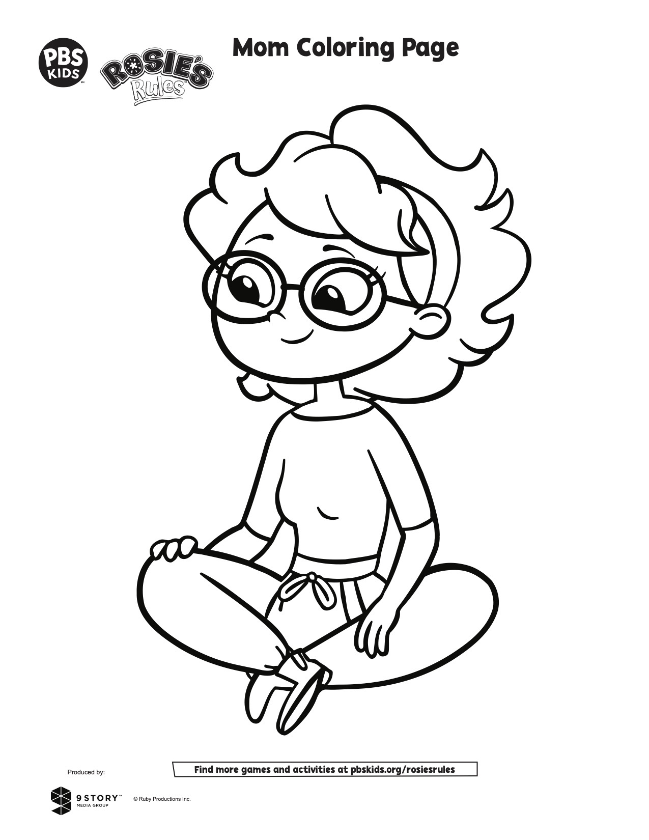 Rosie Mom Coloring