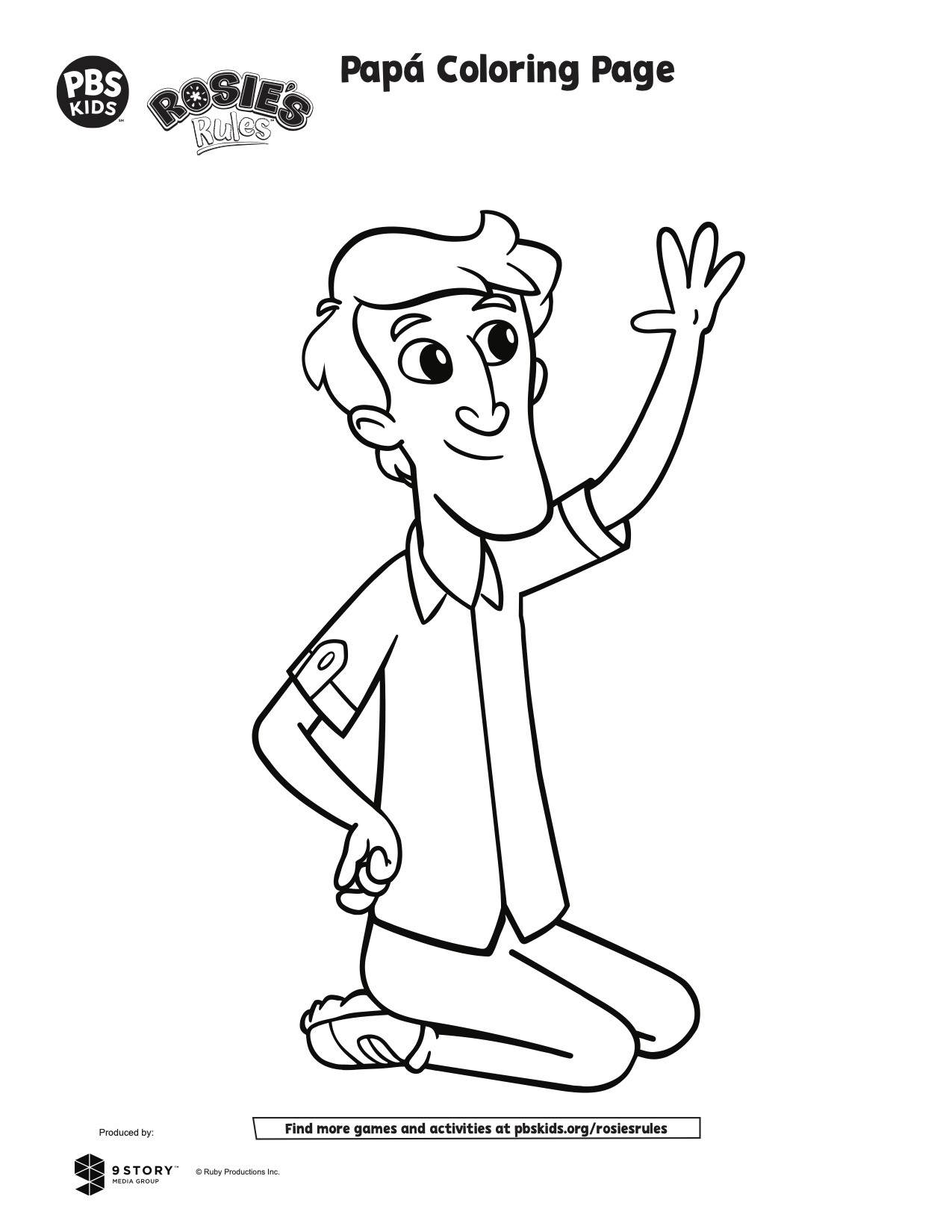 Rosie Papa Coloring