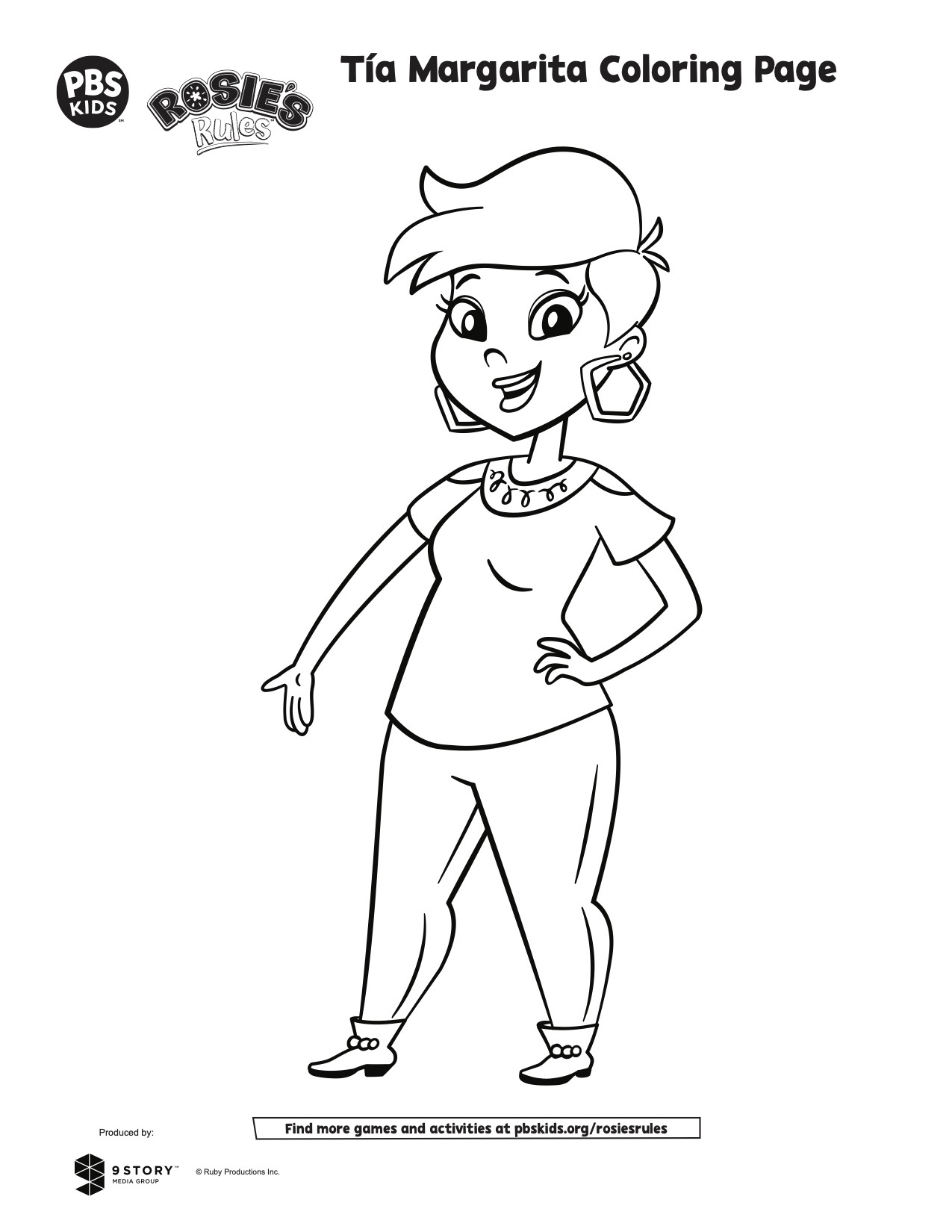 Rosie Tia Coloring