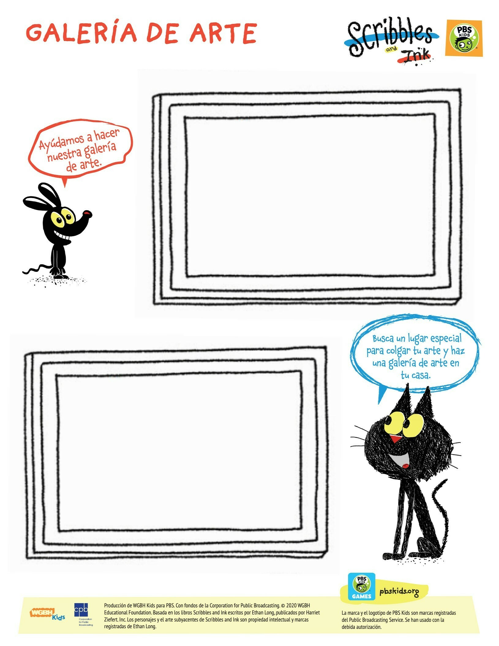 Scribbles & Ink . Activities PBS KIDS