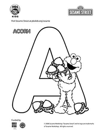 art sesame street pbskids sesame street letter a